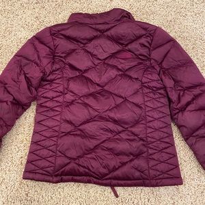 Girls North Face Zip Up Winter Coat